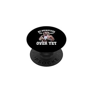 Paresseux en Costume Mes Jours d'&eacute;nur&eacute;sie Nocturne ne sont Pas termin&eacute;s mais embarrassants PopSockets PopGrip Adh&eacute;sif