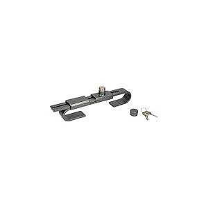 Lifetime Tools 51199 Antivol pour Remorque poids lourd en acier trempé, Noir