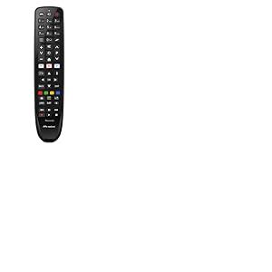 Meliconi Gumbody Personal 6+ Télécommande TV Telefunken remplace la télécommande d'origine déjà préprogrammée Corps en Caoutchouc Antichoc.