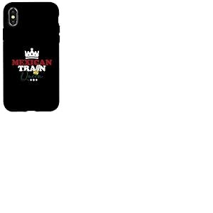 Dominos Lover Jeu de domino amusant Train mexicain Reine Coque pour iPhone X/XS