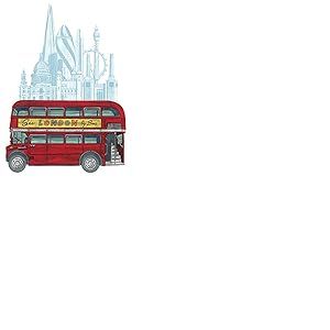 Barry Goodman (See London by Bus 30 x 40 cm Toile Imprim&eacute;e
