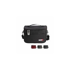 Coronel Tapiocca - Sac Isotherme Repas Parfait pour Bureau, Pique-nique, Voyages - lunch box isotherme - sac lunch box - petit sac isotherme - glacière souple isotherme - Sidney (Noir)