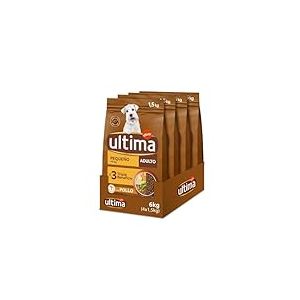 ultima Aliments pour Chiens Mini avec Poulet - Lot de 4 x 1,5 kg, Total : 6 kg