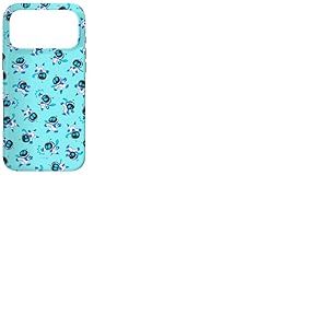 Astro Bot All-Over Print Repeating Poses Aqua Video Game Coque pour iPhone 17 Pro Max