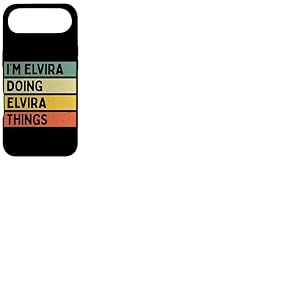 Citation personnalis&eacute;e Humoristique I'm Elvira Doing Elvira Things Coque pour iPhone Air