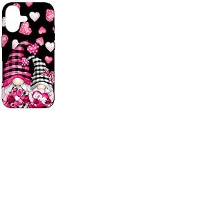 Pink Buffalo Plaid Valentines GNOME Cute Love Heart Coque pour iPhone 17