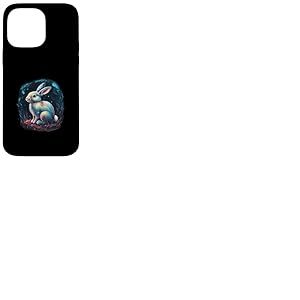 Lapin magique de lapin avec des couleurs d'eau look Coque pour iPhone 14 Pro Max