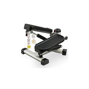 SportPlus | Mini Stepper 2en1 avec Technologie de Commutation brevet&eacute;e, mouvements lat&eacute;raux et horizontaux, Max 100 kg, v&eacute;rins hydrauliques r&eacute;sistant &agrave; l&rsquo;Usure