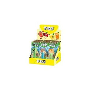 PEZ - PEZ Bo&icirc;te Pr&eacute;sentoir de 12 Blisters (1 distributeur + 1 recharge de bonbons) MineCraft