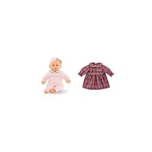 Corolle Lot de Mon Premier Poupon, Bébé Calin Manon Pays des Rêves, 30cm, dès18 Mois, 9000100270 Robe, en Fêtes, vêtement, pour Poupon 30cm, dès 18 Mois, 9000111100