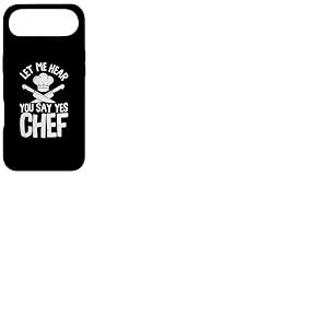 C'est dr&ocirc;le, Laisse-Moi t'entendre dire Oui Chef | Chef Cook Kitchen Coque pour iPhone Air