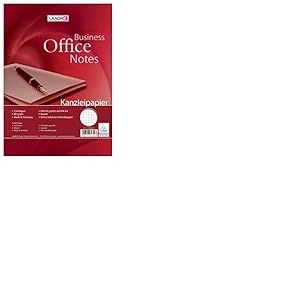 Landré Lot de 250 feuilles de papier cartonné A3 plié sur A4 80 g/m²
