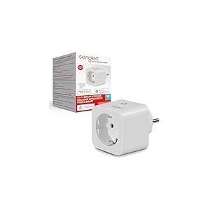 Sengled Prise intelligente compatible Matter, fonctionne avec Alexa, appairage instantané, prend en charge jusqu'à 2300 W, nécessite une plate-forme compatible avec Matter, 2,4 GHz, Wi-Fi, lot de 1