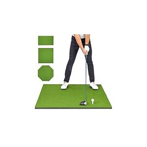 GoSports Tapis de Frappe de Golf Pro- 1,5 x 1,2 m - Tapis d'entra&icirc;nement en Gazon Artificiel de 15 mm pour la Pratique du Swing en int&eacute;rieur et en ext&eacute;rieur, Comprend 4 Tees en Caoutchouc
