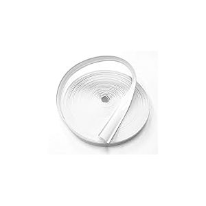 QPN Garniture en Vinyle Blanc de 2,2 cm – Cache-vis pour véhicule récréatif, Camping-Car, remorque de Voyage (10,7 m, Blanc)