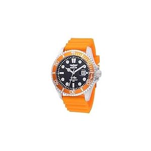 Invicta Pro Diver 47162 Montre Homme - Entanche - Analogique - Mouvement à Quartz - Acier Inoxydable avec Cadran Noir - 43mm