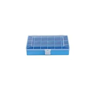 Bo&icirc;te &agrave; assortiment PS COMPACT, 18 compartiment 170x250x46 mm, bleu