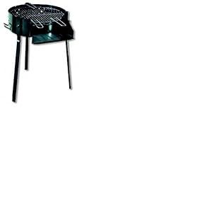 Flores Cort&eacute;s Barbecue avec Supports Noir 50 x 81 x 85 cm Noir