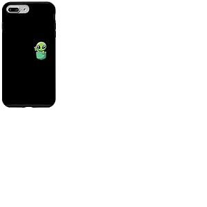 Adorable Petit Extraterrestre dans l'univers de Poche OVNI bébé Monstre Coque pour iPhone 7 Plus/8 Plus