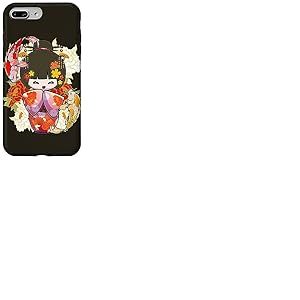 Kokeshi Poup&eacute;e Koi Poisson Japonais Amateur Esth&eacute;tique Coque pour iPhone 7 Plus/8 Plus