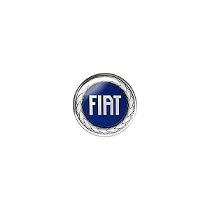 Fiat 21208 Autocollant 3D Logo Officiel Bleu, Diamètre 40 mm
