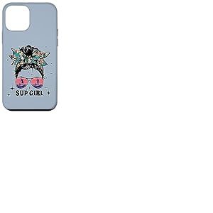 Chien-SUP-GIRL Stand Up Paddle board paddleboarding Supboard Coque pour iPhone 12 mini