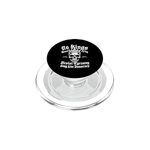 Pas de Roi Depuis 1776 Résister à la tyrannie Rebelle PopSockets PopGrip pour MagSafe