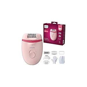 Philips Satinelle BRE285/00 Essential Épilateur filaire avec 5 embouts