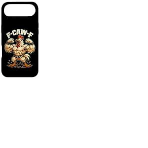 F-CAW-F Poulet Dr&ocirc;le Sarcasme Ironie Crazy Screaming F-CAW-F Coque pour iPhone Air