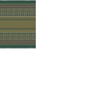 Bassetti Jacquard 9324216 Roccaraso V1 Plaid Chaud en Coton mako de Couleur Verte Dimensions : 140 cm x 190 cm