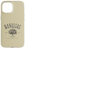 Manassas Virginia Souvenir Vintage Style Vieilli Coque pour iPhone 15