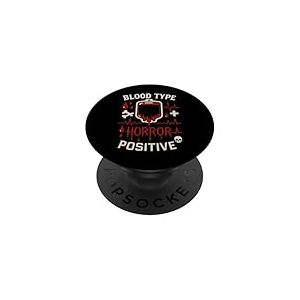 Slasher Film Addict, film d'horreur Junkie Cult, VHS Chaos PopSockets PopGrip Adhésif