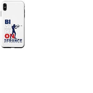 Biathlon Ski de Fond & Tir à la Carabine Team France Coque pour iPhone XS Max