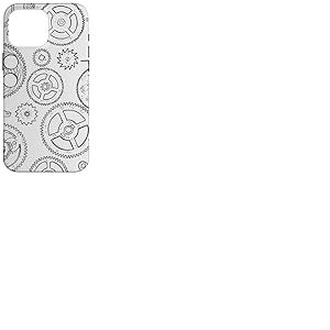 Horloge Pièces Individuelles Pièces de Montre Engrenage Mécanique Horloge Coque pour iPhone 16 Pro Max