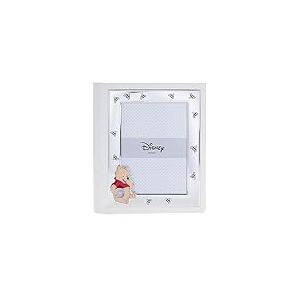 VALENTI & CO. Disney Baby - Winnie - Album photo pour enfants avec cadre photo en argent pour cadeau baptême bébé ou anniversaire enfants