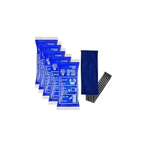 Pack de gel chaud et froid Boston Tech EPIONE | Th&eacute;rapie par le chaud et le froid pour les blessures sportives, la r&eacute;cup&eacute;ration musculaire, la physioth&eacute;rapie et l'utilisation &agrave; domicile (Pack de 5)