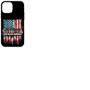Drapeau américain « God Bless America » 4 juillet patriotique Coque pour iPhone 12 mini