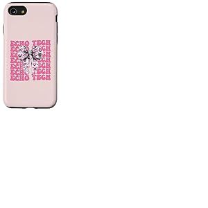 Echo Tech Technicienne en échocardiographie Fille Coquette Bow Rose Coque pour iPhone SE (2020) / 7/8