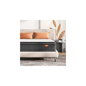 Sweetnight Matelas 90x190 cm, Matelas 90x200 Mémoire de Forme en Gel, Matelas Ressorts Ensachés Épaisseur 30 cm, Matelas Mousse à Mémoire de Forme Parfait Soutien Confortable et Durable, Twilight