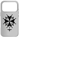 Croix huguenote fran&ccedil;aise protectrice Symbole calvinisme Coque pour iPhone 17 Pro