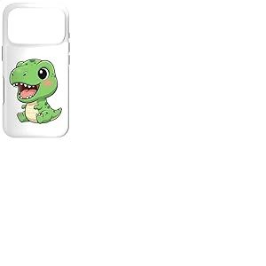 Adorable Dessin anim&eacute; Dinosaure Souriant Amusant Coque pour iPhone 17 Pro