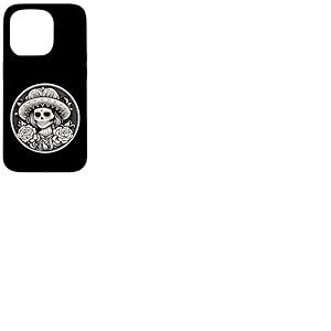 Robe La Catrina Costume &eacute;l&eacute;gant du Jour des Morts La Catrina Coque pour iPhone 15 Pro