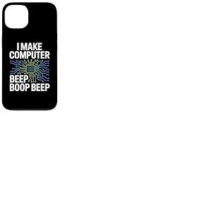 I Make Computer Beep Boop Beep Ingénieur réseau Coque pour iPhone 13