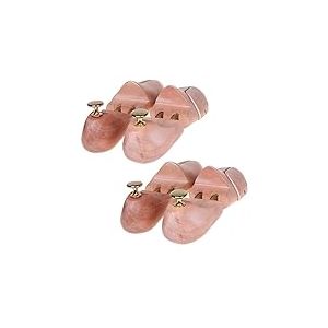 HIMRY 2 Paires | Embauchoirs Sabots Chaussures civière, Embauchoirs en Bois Naturel, Réglable Chaussures en Forme, Taille 43/44, Taille 43, Taille 44, KXB6000-43-2P