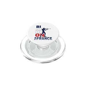 Biathlon Ski de Fond & Tir à la Carabine Team France PopSockets PopGrip pour MagSafe