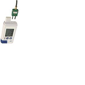 TFA Dostmann Enregistreur de données pour température et humidité LOG210 TC, 31.1061.02, mémoire pour 60 000 ensembles de données, interface USB, sortie PDF, certificat ISO, blanc