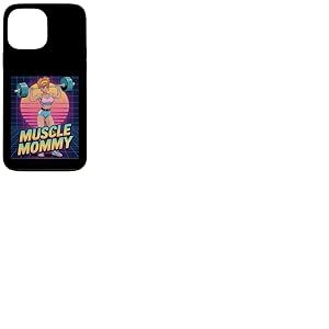 Anime Muscle Mommy Weightlifting Fitness Girl Aesthetic Coque pour iPhone 13 Pro Max
