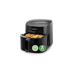 Emerio Grande friteuse numérique à air chaud, TOP AirFryer, friteuse sans huile supplémentaire, volume 7,2 l, 8 programmes automatiques, Cool Touch, sans BPA, chauffage rapide, 1800 W, AF-129622.1