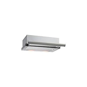 Teka TL 6420.2 - Hotte aspirante 60 cm, extracteur de cuisine extensible, 2 vitesses + intensive, hotte télescopique ou extra-plate, commandes mécaniques et éclairage LED, couleur acier inoxydable