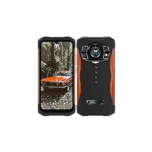 DOOGEE Telephone Portable Incassable, S98 (2022) 6.3" FHD+ Helio G96 8 Go+256 Go Android 12, Cam&eacute;ra 64MP et Cam&eacute;ra de Vision Nocturne IR 20MP 6000 mAh Affichage arri&egrave;re, Antichoc/&Eacute;tanche-Orange